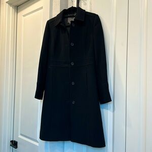 J Crew black car coat